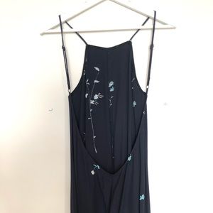 Reformation open back maxi dress